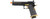 LANCER TACTICAL KNIGHTSHADE HI-CAPA 5.1 GREEN GAS BLOWBACK AIRSOFT PISTOL W/ RED DOT MOUNT - BLACK / GOLD