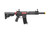 LANCER TACTICAL GEN 3 M4 CARBINE SD AEG AIRSOFT RIFLE - BLACK/RED