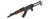 LCT STAMPED STEEL AK-74 W/ UNDERFOLDING STOCK - BLACK / WOOD