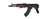 LCT STAMPED STEEL AK-74 W/ UNDERFOLDING STOCK - BLACK / WOOD
