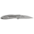 KERSHAW LEEK FOLDING KNIFE WITH 3" BLADE AND SPEEDSAFE ASSISTED OPENING - STAINLESS STEEL / SILVER HANDLE