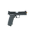 RWA AGENCY ARMS EXA G-SERIES GREEN GAS BLOWBACK AIRSOFT PISTOL - BLACK