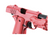 DOUBLE BELL AM45 GAS BLOWBACK PISTOL - PINK