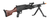 LANCER TACTICAL M240W FULL METAL AEG AIRSOFT LMG W/ BOX MAG - BLACK