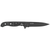 COLUMBIA RIVER KNIFE & TOOL M16 3" FOLDING KNIFE SPEAR POINT BLACK OXIDE PLAIN EDGE BLADE - BLACK ZYTEL