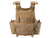 LANCER TACTICAL QUICK RELEASE MEDIUM PLATE CARRIER - KHAKI