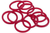 NINJA O-RINGS FOR CO2 / HPA TANKS - 10 PACK - RED