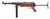 AGM MP40 WWII MASCHINENPISTOLE FULL METAL AEG AIRSOFT SMG - BLACK / IMITATION WOOD