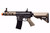 ELITE FORCE M4/M16 CQCX MLOK RAIL AEG AIRSOFT RIFLE W/ BUILT-IN EYE TRACER - BLACK / TAN