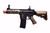 ELITE FORCE M4/M16 CQCX MLOK RAIL AEG AIRSOFT RIFLE W/ BUILT-IN EYE TRACER - BLACK / TAN