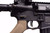 ELITE FORCE M4/M16 CQCX MLOK RAIL AEG AIRSOFT RIFLE W/ BUILT-IN EYE TRACER - BLACK / TAN