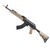 ELITE FORCE AKX AEG AIRSOFT RIFLE  W/ EYETRACE HOPUP UNIT - BLACK/TAN