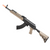 ELITE FORCE AKX AEG AIRSOFT RIFLE W/ EYETRACE HOPUP UNIT - BLACK/TAN