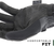 MECHANIX WEAR 0.5MM M-PACT HIGH DEXTERITY GLOVES - COVERT BLACK