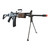 ICS GALIL ICAR AIRSOFT LMG AEG - BLACK