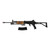 ICS GALIL ICAR AIRSOFT LMG AEG - BLACK