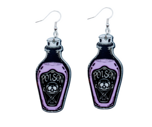 These potion bottle dangle earrings are made of quality acrylic and have a stainless steel hook. These earrings are so charming. The perfect addition to any jewelry box. Perfect gift for a loved one or buy for yourself. These potion bottle dangle earrings are made of quality acrylic and have a stainless steel hook. These earrings are so charming. The perfect addition to any jewelry box. Perfect gift for a loved one or buy for yourself.