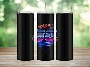 Made in the 80s Tumbler – 20 oz Insulated Skinny Tumbler