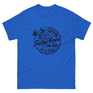 This "Surviving Fatherhood" tee is more than just a piece of clothing; it's a badge of honor. It's a testament to the sleepless nights, the endless diaper changes, and the unconditional love that defines fatherhood. It's a reminder that even amidst the chaos, you're doing a great job. This "Surviving Fatherhood" tee is more than just a piece of clothing; it's a badge of honor. It's a testament to the sleepless nights, the endless diaper changes, and the unconditional love that defines fatherhood. It's a reminder that even amidst the chaos, you're doing a great job.