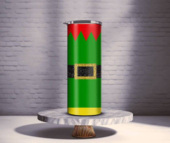 Gift yourself or a loved one with this delightful Elf tumbler featuring an elf costume holiday theme and elevate your holiday season with every sip. Spread the joy and bring a little bit of festive magic wherever you go!
