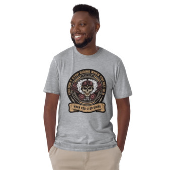Make a statement without saying a word. This "You Don't Grow Old" short-sleeve unisex t-shirt from Brat Style isn't just a piece of clothing; it's a declaration of your enduring spirit and youthful mindset. Crafted for comfort and designed with a timeless message, this tee is the perfect addition to any wardrobe.