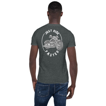 This Just Ride Faster tee is more than just a piece of clothing; it's a statement of your attitude. Show the world your need for speed and add a touch of Brat Style to your everyday look.