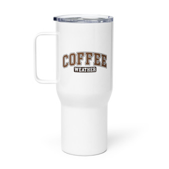 Sip in style and comfort with an elevated travel mug. With its sleek and durable design, you’ll love taking this mug wherever you go. It fits into most car cup holders and has a spill-proof plastic lid. Commute to work or go on new adventures—this travel mug will keep your beverage safe and at just the right temperature. Sip in style and comfort with an elevated travel mug. With its sleek and durable design, you’ll love taking this mug wherever you go. It fits into most car cup holders and has a spill-proof plastic lid. Commute to work or go on new adventures—this travel mug will keep your beverage safe and at just the right temperature.