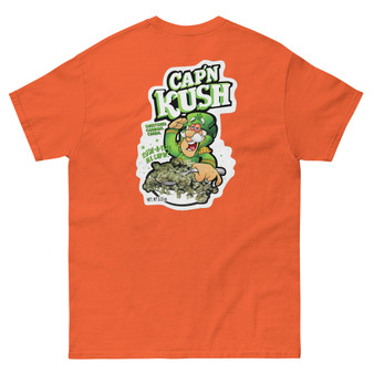 Elevate your everyday style with the Captain Kush Unisex Classic Tee. Crafted from premium, breathable cotton, this tee offers unparalleled comfort and a timeless aesthetic, making it the perfect addition to any wardrobe. Whether you're heading to a casual meeting, catching up with friends, or simply relaxing at home, this versatile tee ensures you look and feel your best. Elevate your everyday style with the Captain Kush Unisex Classic Tee. Crafted from premium, breathable cotton, this tee offers unparalleled comfort and a timeless aesthetic, making it the perfect addition to any wardrobe. Whether you're heading to a casual meeting, catching up with friends, or simply relaxing at home, this versatile tee ensures you look and feel your best.