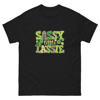 Celebrate St. Patrick's Day in style with our "Sassy Little Lassie" Unisex Classic Tee. This comfortable and stylish tee is perfect for showing your Irish spirit, whether you're attending a parade, enjoying a festive gathering, or simply want to add a touch of green to your everyday wardrobe. Crafted from premium quality materials, this tee offers both comfort and durability. Its classic unisex design ensures a flattering fit for everyone.