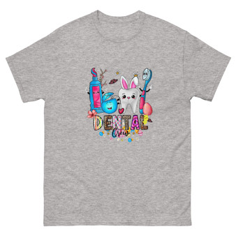This Easter, ditch the bunny ears and embrace dental pride. Whether you're hunting for eggs or catching up with family, the Dental Crew Unisex Classic Tee is a comfortable and stylish choice. It's also a great gift idea for the dental professional in your life.