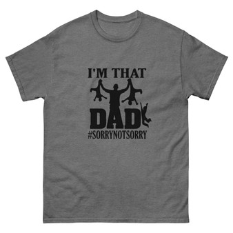 This classic unisex tee is the perfect way to celebrate fatherhood with comfort and style. Made from premium, breathable cotton, it offers a relaxed fit that's ideal for everyday wear. Whether you're running errands, grilling in the backyard, or simply relaxing at home, this tee will keep you feeling comfortable and looking your best. Show off your "Dad" status with pride and a touch of humor. This tee makes a great gift for yourself or any amazing dad in your life. This classic unisex tee is the perfect way to celebrate fatherhood with comfort and style. Made from premium, breathable cotton, it offers a relaxed fit that's ideal for everyday wear. Whether you're running errands, grilling in the backyard, or simply relaxing at home, this tee will keep you feeling comfortable and looking your best. Show off your "Dad" status with pride and a touch of humor. This tee makes a great gift for yourself or any amazing dad in your life.