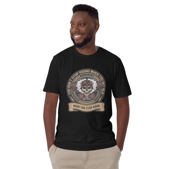 Make a statement without saying a word. This "You Don't Grow Old" short-sleeve unisex t-shirt from Brat Style isn't just a piece of clothing; it's a declaration of your enduring spirit and youthful mindset. Crafted for comfort and designed with a timeless message, this tee is the perfect addition to any wardrobe. Make a statement without saying a word. This "You Don't Grow Old" short-sleeve unisex t-shirt from Brat Style isn't just a piece of clothing; it's a declaration of your enduring spirit and youthful mindset. Crafted for comfort and designed with a timeless message, this tee is the perfect addition to any wardrobe.
