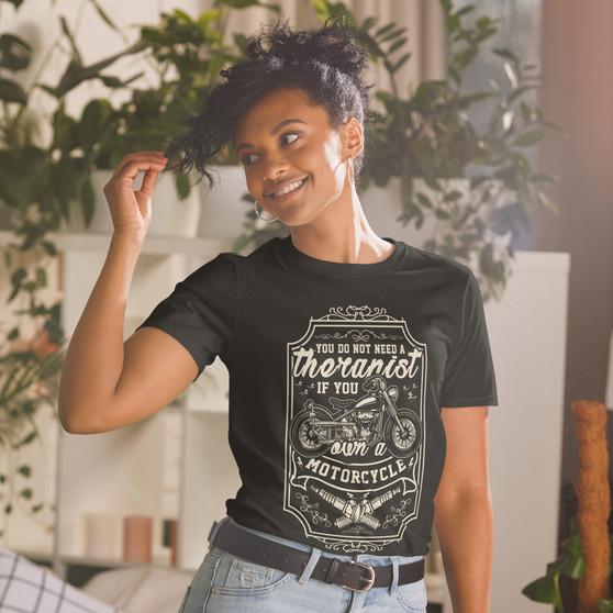 Make a statement without saying a word. This "You Don't Need a Therapist" short-sleeve unisex t-shirt from Brat Style is perfect for those who embrace a bit of irony and dark humor. Crafted for comfort and style, this tee is a versatile addition to any wardrobe. Whether you're heading to a casual Friday at the office, meeting friends for coffee, or simply relaxing at home, this t-shirt offers a relaxed fit and a touch of attitude. Make a statement without saying a word. This "You Don't Need a Therapist" short-sleeve unisex t-shirt from Brat Style is perfect for those who embrace a bit of irony and dark humor. Crafted for comfort and style, this tee is a versatile addition to any wardrobe. Whether you're heading to a casual Friday at the office, meeting friends for coffee, or simply relaxing at home, this t-shirt offers a relaxed fit and a touch of attitude.