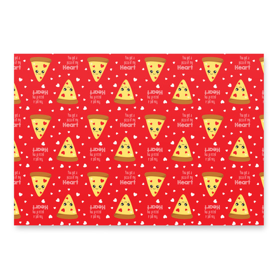 Wrap your gifts in style with these premium wrapping paper sheets! Food Love design Wrapping paper sheets. Get three high-quality, matte-finished sheets and add a touch of elegance to birthdays, anniversaries, and other celebrations.