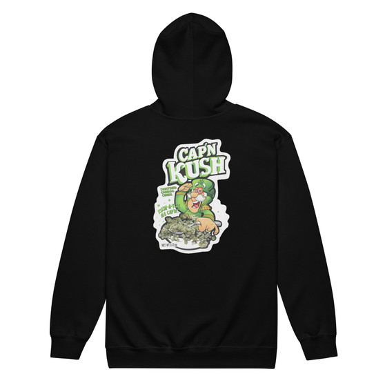 Elevate your casual style with the Capn Kush Unisex Heavy Blend Zip Hoodie from Brat Style. This comfortable and stylish hoodie is perfect for those who appreciate a touch of humor and high-quality apparel. Featuring a unique comedic character, Captain Kush, this hoodie is sure to turn heads and spark conversations.