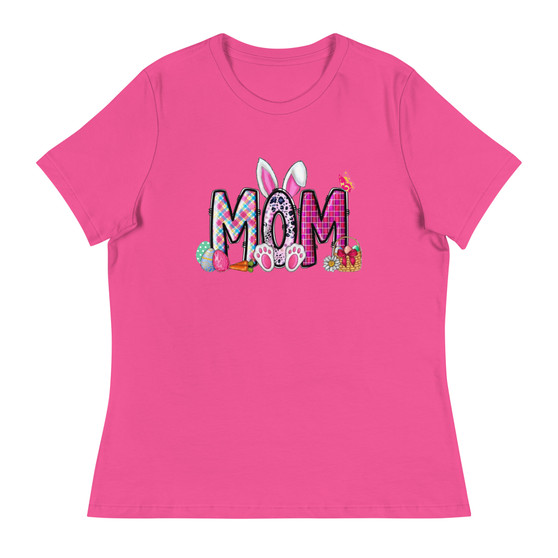 Celebrate Easter in style and comfort with this charming "Mom Bunny Ears" Women's Relaxed T-Shirt.