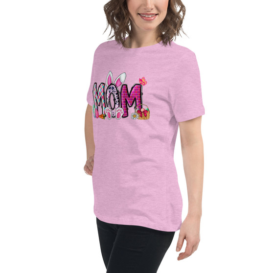 Celebrate Easter in style and comfort with this charming "Mom Bunny Ears" Women's Relaxed T-Shirt.