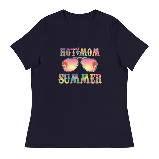 Embrace the heat and exude effortless style with the Hot Mom Summer Women's Relaxed T-Shirt. Crafted for comfort and designed with a touch of chic, this tee is your perfect companion for those warm summer days. Whether you're running errands, meeting friends for brunch, or simply relaxing at home, this versatile piece will keep you feeling cool and looking fabulous. Embrace the heat and exude effortless style with the Hot Mom Summer Women's Relaxed T-Shirt. Crafted for comfort and designed with a touch of chic, this tee is your perfect companion for those warm summer days. Whether you're running errands, meeting friends for brunch, or simply relaxing at home, this versatile piece will keep you feeling cool and looking fabulous.