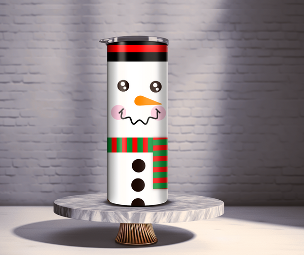 The charming Snowman design adds a touch of holiday cheer to your drinkware collection. With its vibrant colors and playful motif, this tumbler is sure to bring a smile to your face and delight your friends and family.