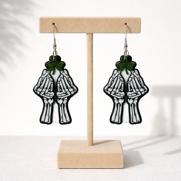 Shamrock Collection Dangle Earrings – view 9