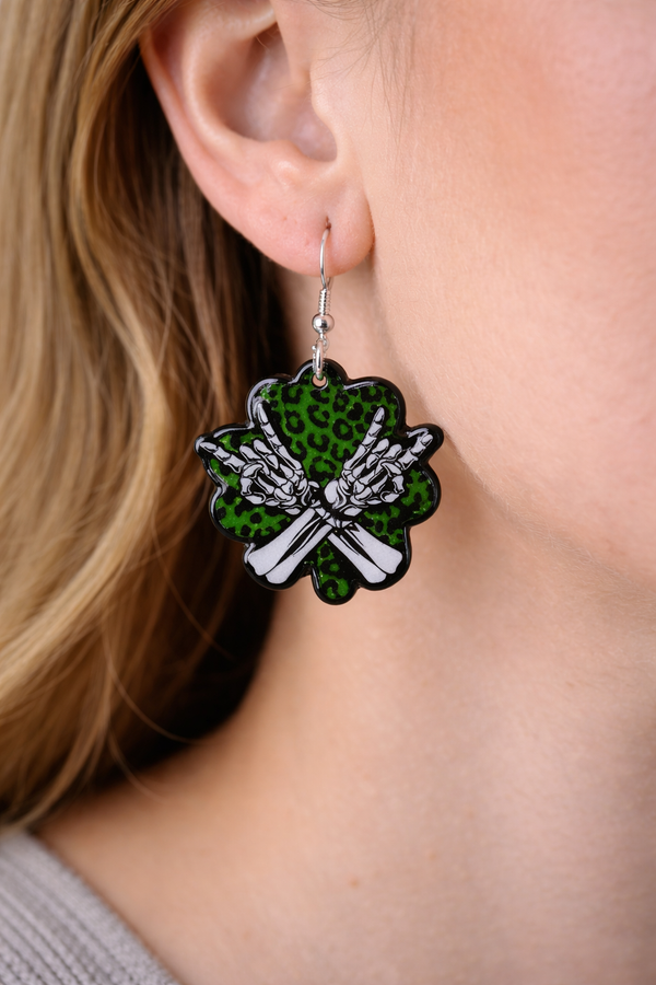 Shamrock Collection Dangle Earrings – view 17