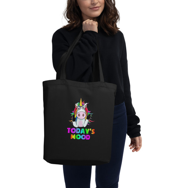 Today's Mood Unicorn Eco Tote Bag – view 2
