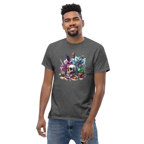 Dark Fantasy and Magic Graphic Tee – Unisex Classic T-Shirt – view 2