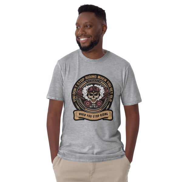 Make a statement without saying a word. This "You Don't Grow Old" short-sleeve unisex t-shirt from Brat Style isn't just a piece of clothing; it's a declaration of your enduring spirit and youthful mindset. Crafted for comfort and designed with a timeless message, this tee is the perfect addition to any wardrobe.