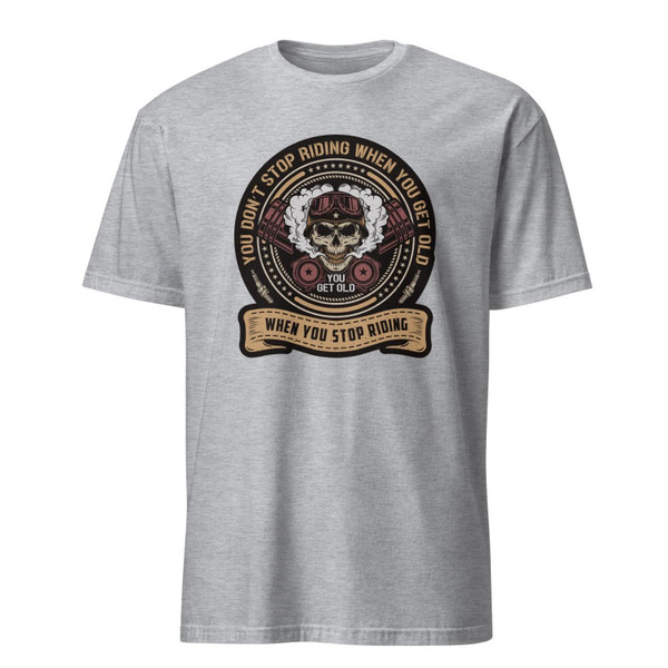 Make a statement without saying a word. This "You Don't Grow Old" short-sleeve unisex t-shirt from Brat Style isn't just a piece of clothing; it's a declaration of your enduring spirit and youthful mindset. Crafted for comfort and designed with a timeless message, this tee is the perfect addition to any wardrobe.