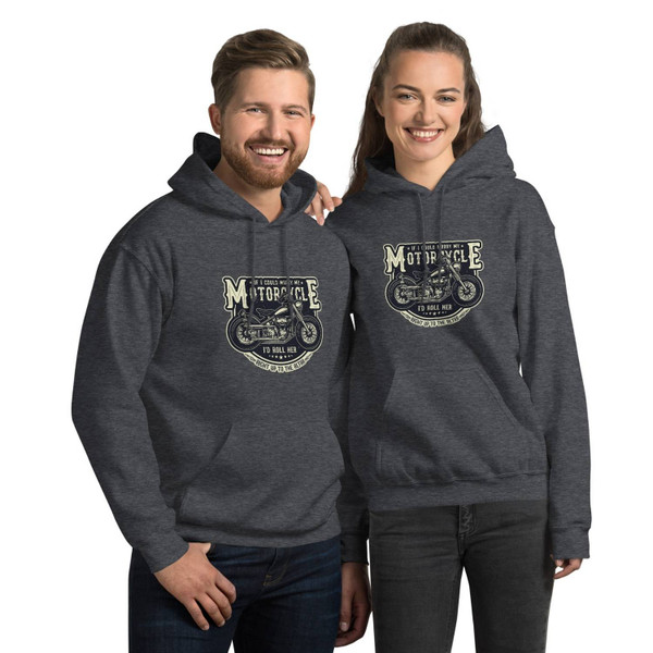 If I Could Marry My Motorcycle – Unisex Hoodie – view 6
