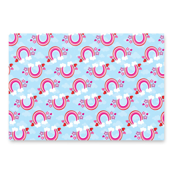 Wrap your gifts in style with these Blue cloud rainbow premium wrapping paper sheets! Get three high-quality, matte-finished sheets and add a touch of elegance to birthdays, anniversaries, and other celebrations.