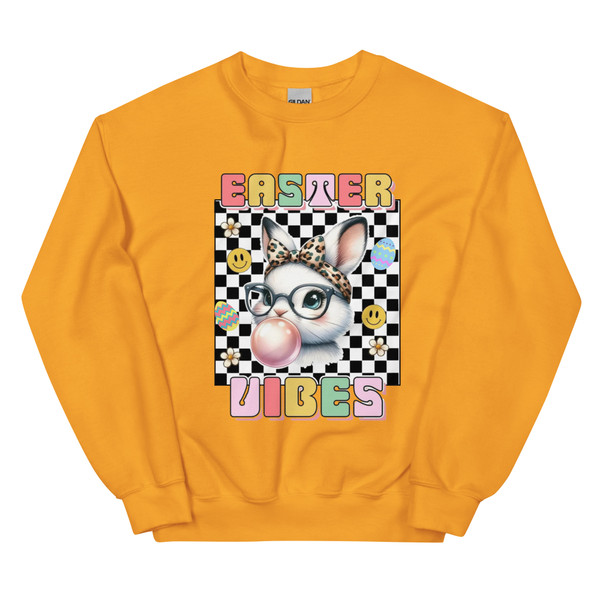 Ready to add a touch of Easter cheer to your wardrobe? Click "Add to Cart" now and get your "Easter Vibes" Unisex Sweatshirt just in time for the celebrations! Don't miss out on this essential piece for your spring wardrobe.