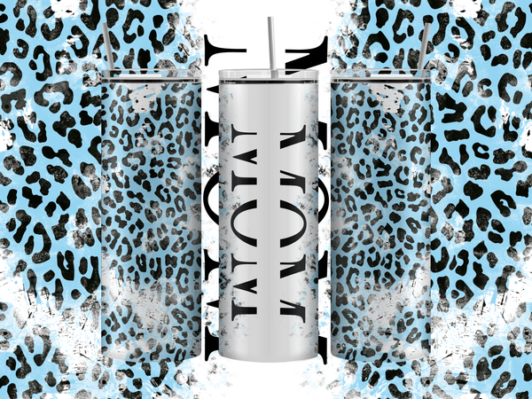 Mom Cheetah Print Tumbler – 20 oz, Multiple Colors – view 4