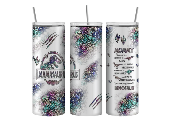 Mamasaurus Tumbler – 20 oz Hot or Cold